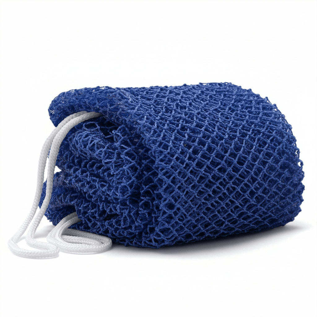 sweetscrub exfoliating african sponge in color blueberry - Solaurae