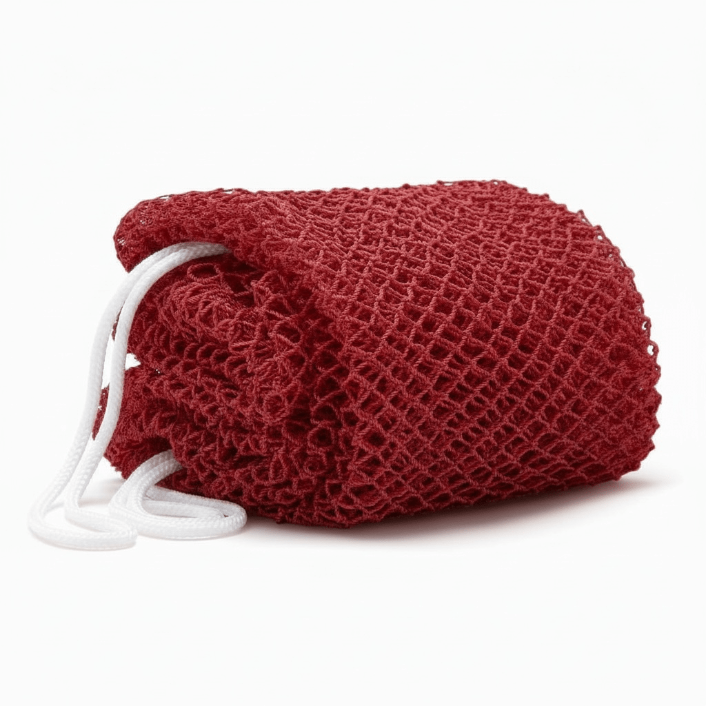 sweetscrub exfoliating african sponge in color wine - Solaurae