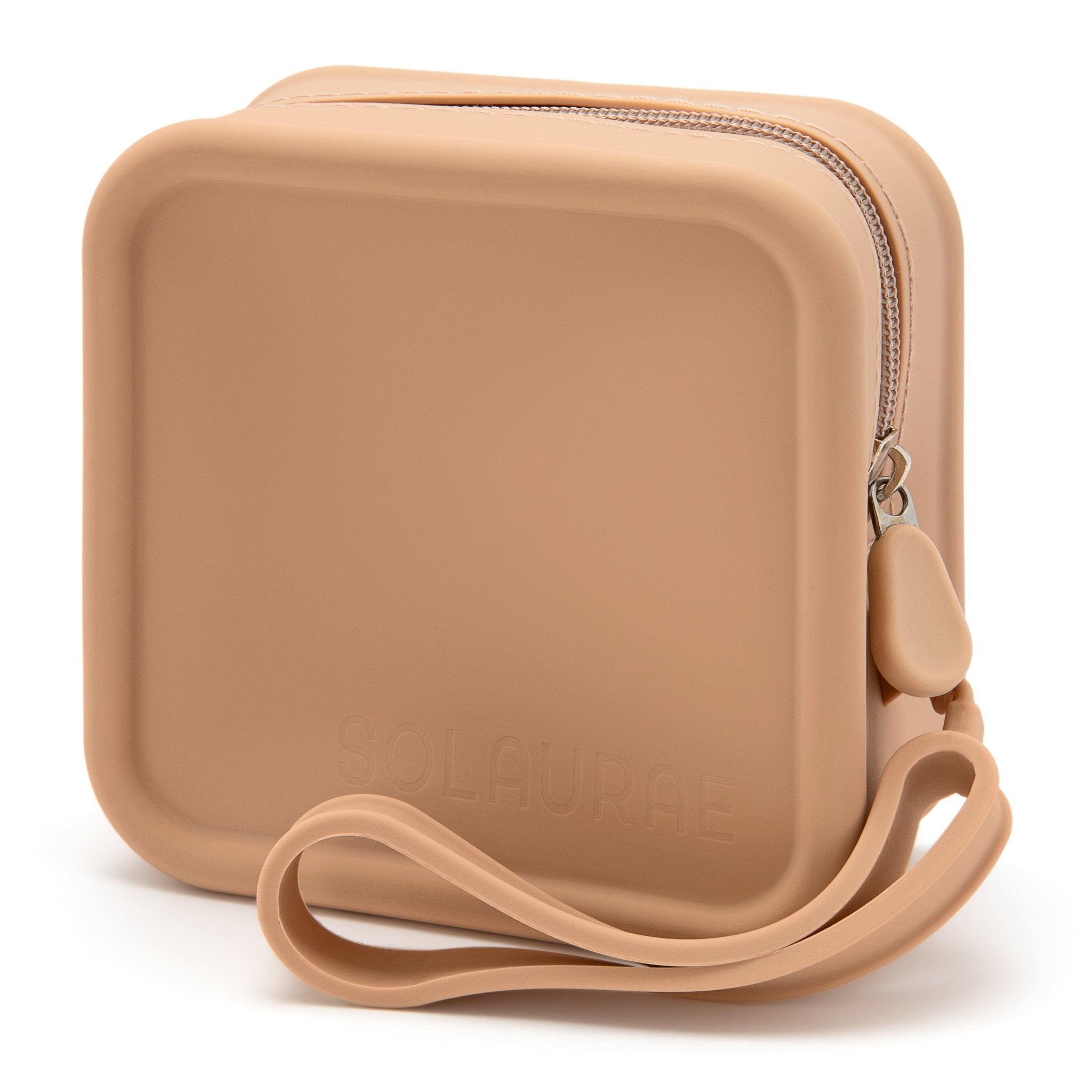 lumi beauty essentials travel case in color latte - Solaurae